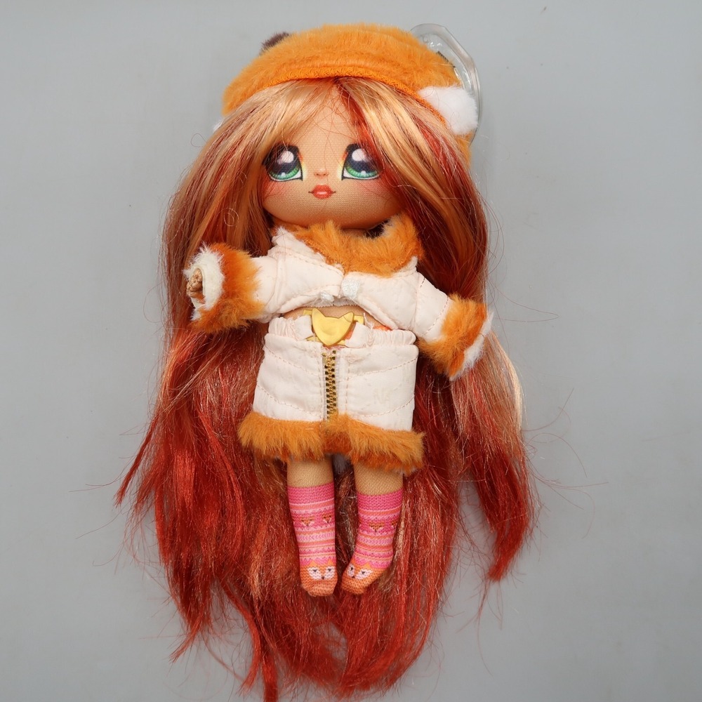 Na Na Na Surprise Camping Doll Sierra Foxtail Fashion Fox Animal Orange Hair
